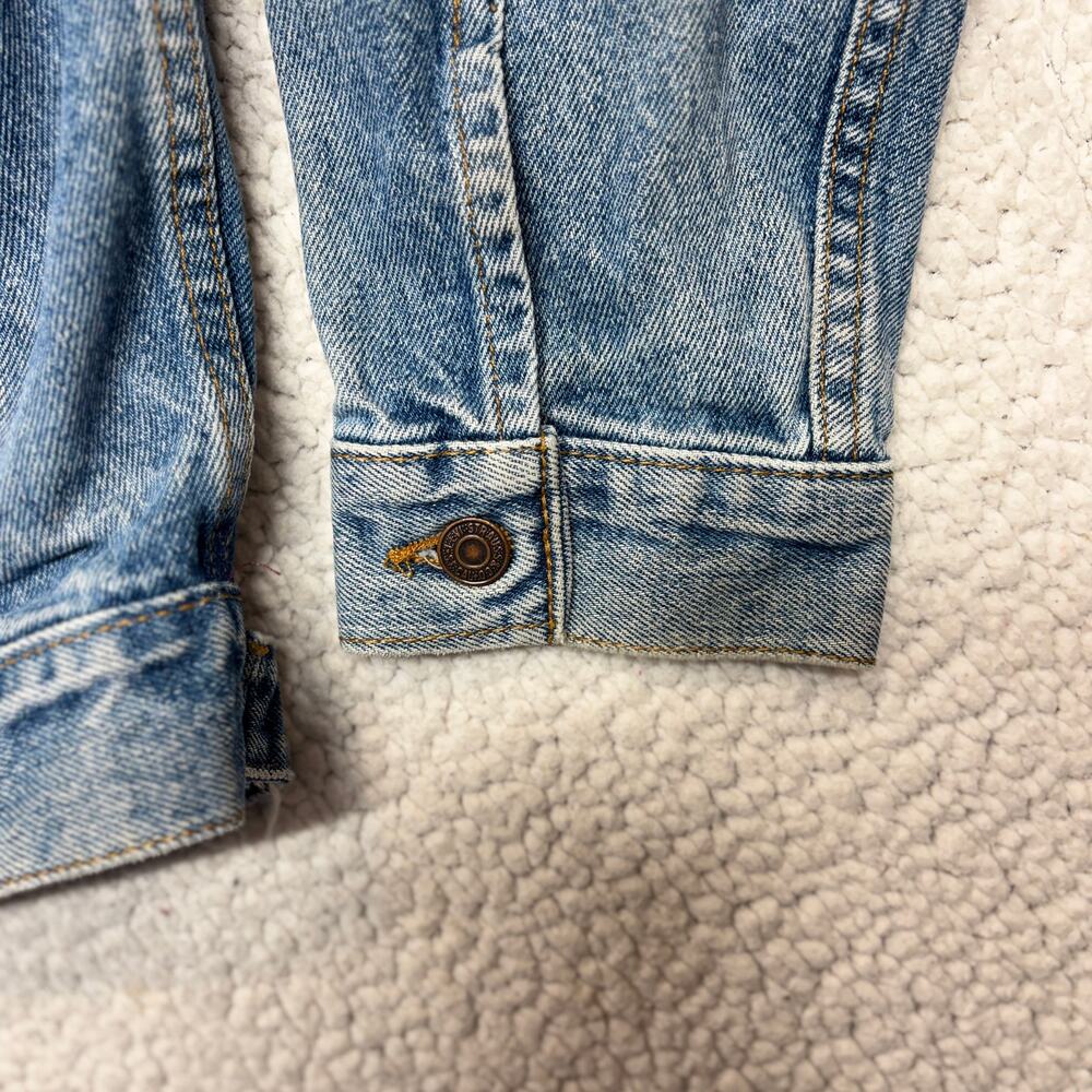 Vintage Levi's Jacket Medium Mens Denim Trucker 70507-4890 Made in USA 80s - Picture 7 of 11